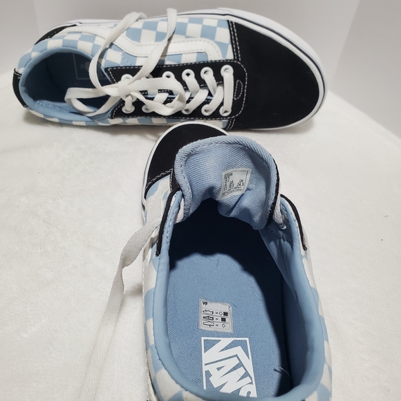Vans Blue and White Sneakers Classic Style - Picture 5 of 8